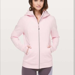 Pink Lululemon scuba hoodie